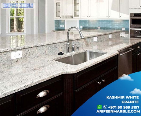 kashmir white granite kitchen