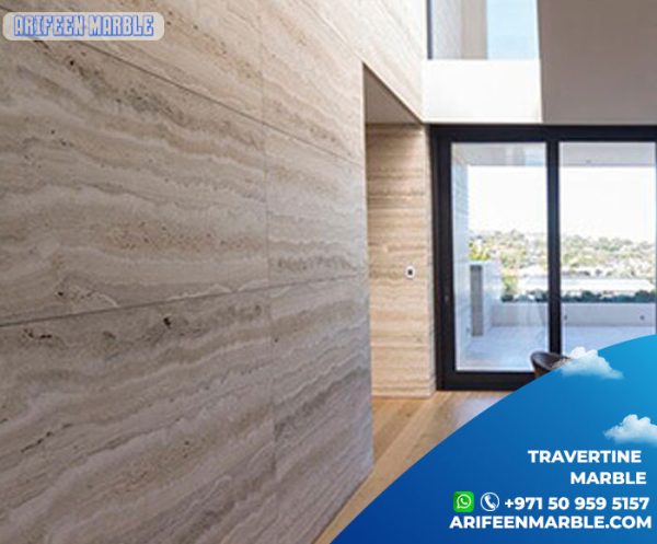 travertine marble texture on wall