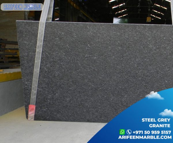 steel grey honed granite